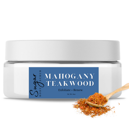 Mahogany Teakwood Body Sugar Scrub